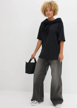 Mujer bonprix bonprix Sudadera larga de algodón puro