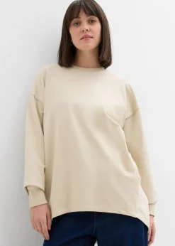 bonprix bonprix Ropa Cómoda>Sudadera oversize Arena claro