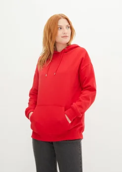 bonprix bonprix Básicos|Ropa Cómoda>Sudadera oversize con capucha Rojo