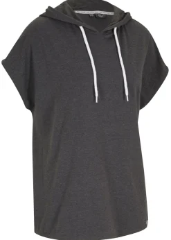 bonprix bonprix Ropa Deportiva|Ropa Cómoda>Sudadera oversize con capucha Antracita jaspeado