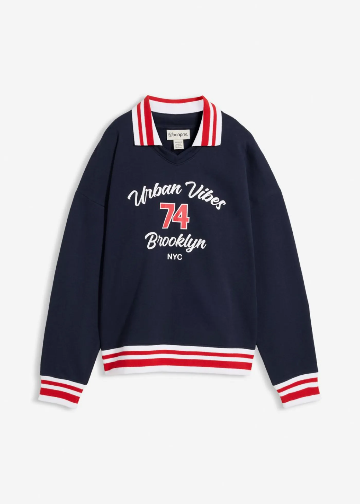 Mujer bonprix bonprix Sudadera oversize de algodón orgánico puro