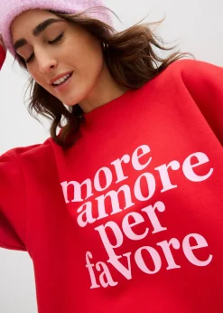 Mujer bonprix bonprix Sudadera oversize de mezcla de algodón