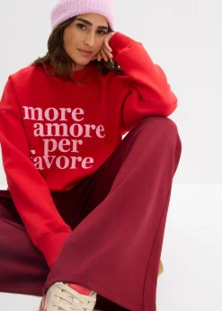 Mujer bonprix bonprix Sudadera oversize de mezcla de algodón