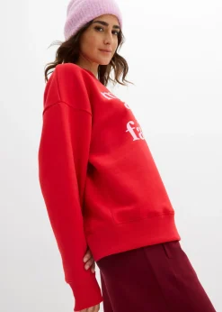 Mujer bonprix bonprix Sudadera oversize de mezcla de algodón