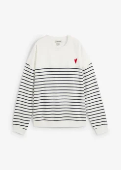 Mujer bonprix bonprix Sudadera oversize de mezcla de algodón