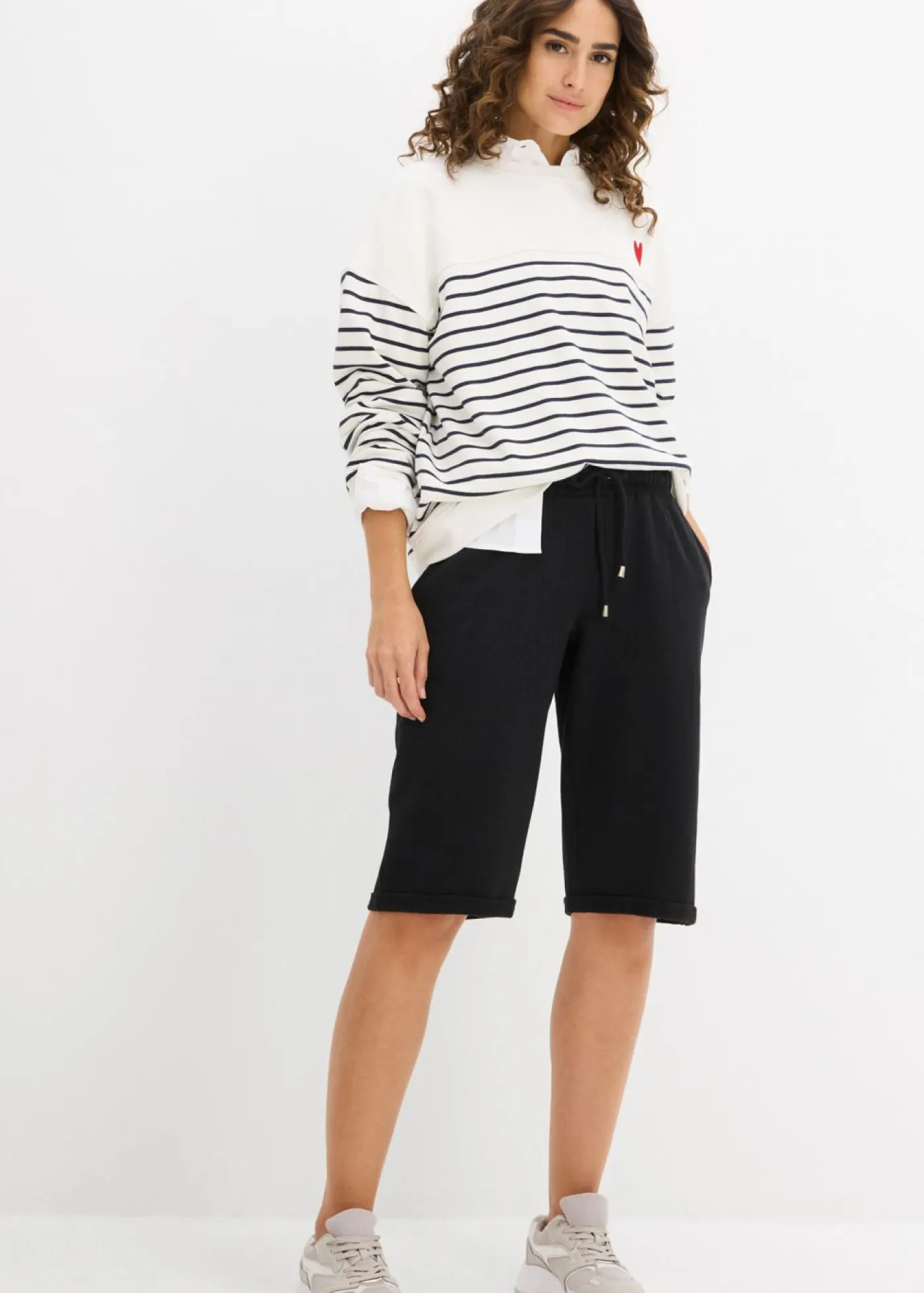 Mujer bonprix bonprix Sudadera oversize de mezcla de algodón