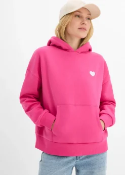 Mujer bonprix bonprix Sudadera oversize de mezcla de algodón suave con capucha
