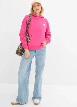Mujer bonprix bonprix Sudadera oversize de mezcla de algodón suave con capucha