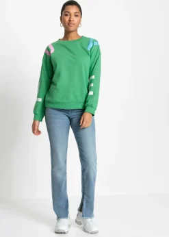 Mujer bonprix bonprix Sudadera oversize en suave mezcla de algodón