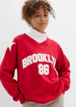 Mujer bonprix bonprix Sudadera oversize en suave mezcla de algodón