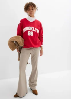 Mujer bonprix bonprix Sudadera oversize en suave mezcla de algodón