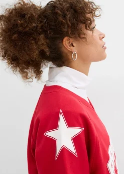 Mujer bonprix bonprix Sudadera oversize en suave mezcla de algodón