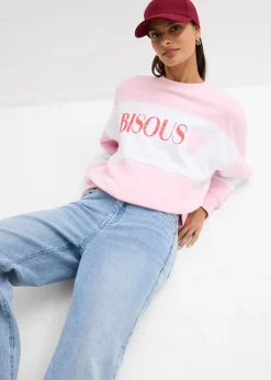 Mujer bonprix bonprix Sudadera oversize en suave mezcla de algodón