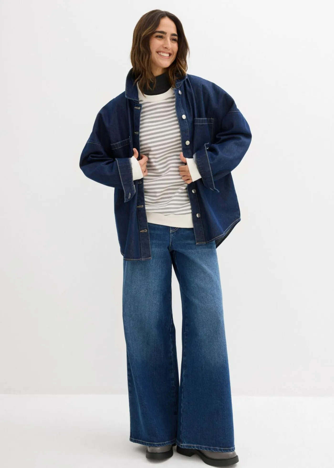 Mujer bonprix bonprix Sudadera premamá/de lactancia de algodón orgánico