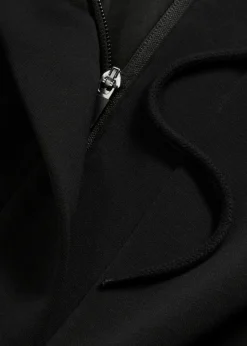 bonprix bonprix Ropa Deportiva|Ropa Cómoda>Sudadera ultrasuave de material modal con corte holgado y capucha Negro