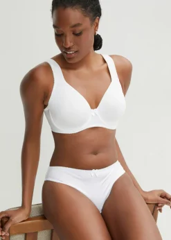 Mujer bonprix bonprix Sujetador básico con aros y efecto brillante (2 unidades)