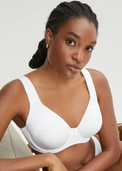 bonprix bonprix Novedades|Novedades>Sujetador básico con aros y efecto brillante (2 unidades) Negro-blanco