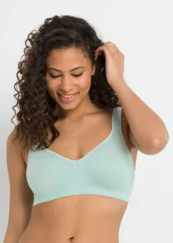 Mujer bonprix bonprix Sujetador básico de algodón sin aros (2 unidades)