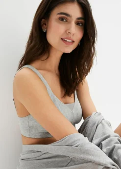 Mujer bonprix bonprix Sujetador básico de algodón sin aros (2 unidades)