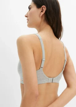 Mujer bonprix bonprix Sujetador básico de algodón sin aros (2 unidades)