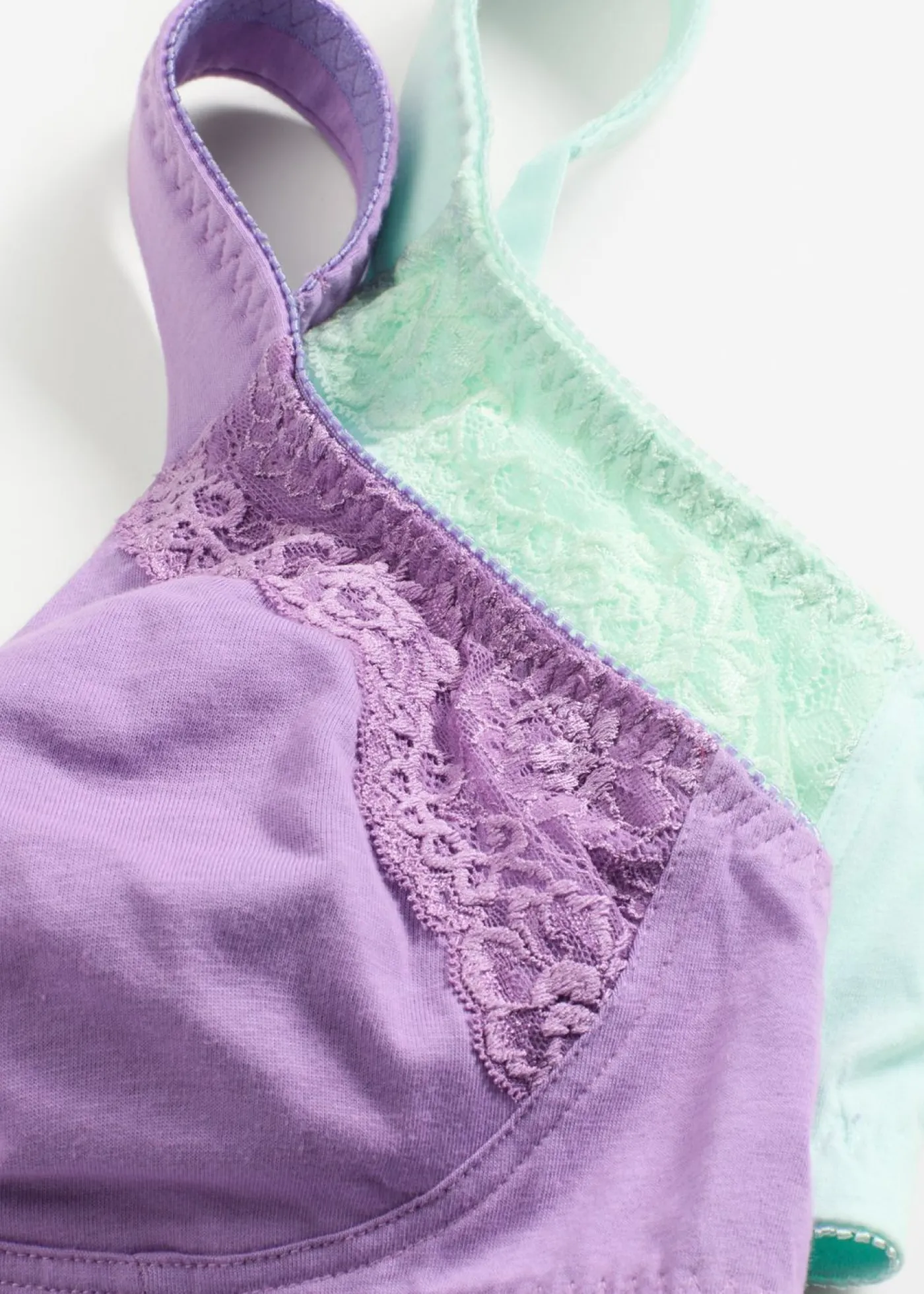 Mujer bonprix bonprix Sujetador básico de algodón sin aros (2 unidades)