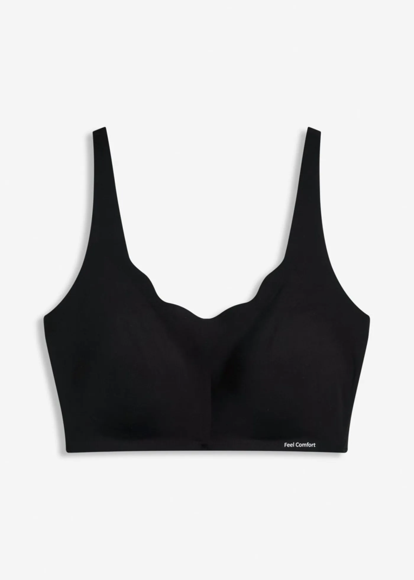 bonprix bonprix Sin Costuras|Sujetadores>Sujetador básico Feel Comfort con corte láser sin aros Negro