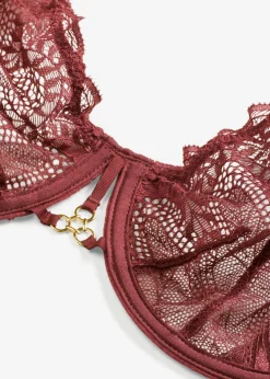 bonprix bonprix Lencería|Sujetadores De Copa E A H>Sujetador con aros de encaje fino Baya