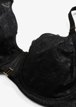bonprix bonprix Sujetadores De Copa E A H>Sujetador con aros y detalle decorativo Negro