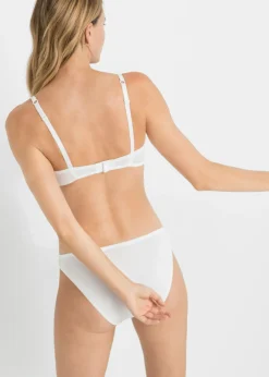 Mujer bonprix bonprix Sujetador con aros y encaje delicado (3 unidades)