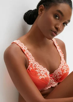 Mujer bonprix bonprix Sujetador con aros y encaje delicado (2 unidades)