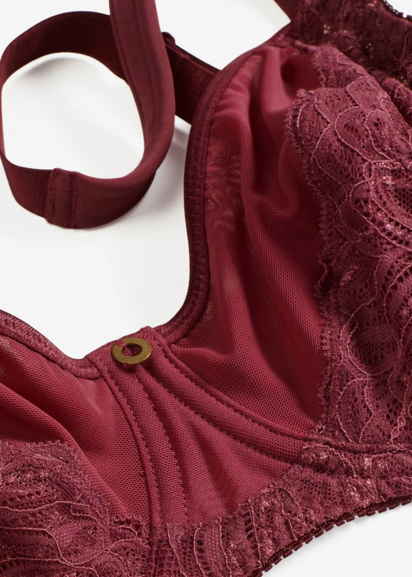 Mujer bonprix bonprix Sujetador con aros y encaje delicado