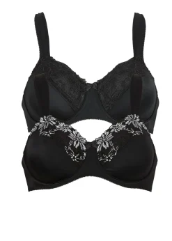 Mujer bonprix bonprix Sujetador con aros y tirantes acolchados (2 unidades)