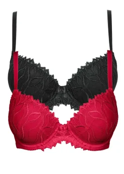 Mujer bonprix bonprix Sujetador con bordado delicado (2 unidades)