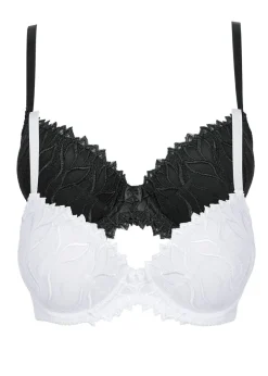 Mujer bonprix bonprix Sujetador con bordado delicado (2 unidades)