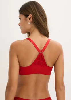 Mujer bonprix bonprix Sujetador con cierre delantero y encaje delicado