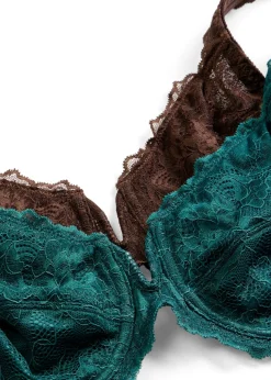 Mujer bonprix bonprix Sujetador con efecto brillante (2 unidades)