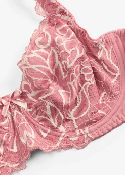 bonprix bonprix Sujetadores|Lencería>Sujetador con tirantes acolchados sorbete de frutos rojos/blanco lana