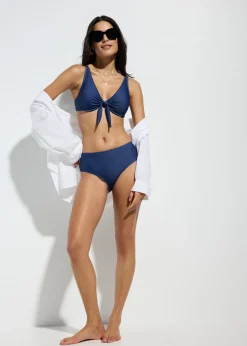 Mujer bonprix bonprix Sujetador de bikini con aros y aspecto vaquero