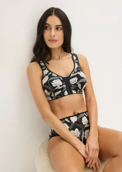 Mujer bonprix bonprix Sujetador de cierre frontal, sin aros, con algodón orgánico (2 unidades)