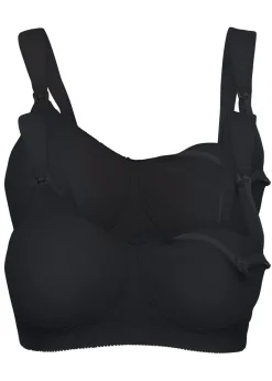 Mujer bonprix bonprix Sujetador de lactancia sin aros con algodón orgánico (2 unidades)