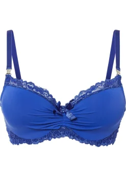 bonprix bonprix Sujetadores|Lencería>Sujetador de poliamida reciclada Azul zafiro