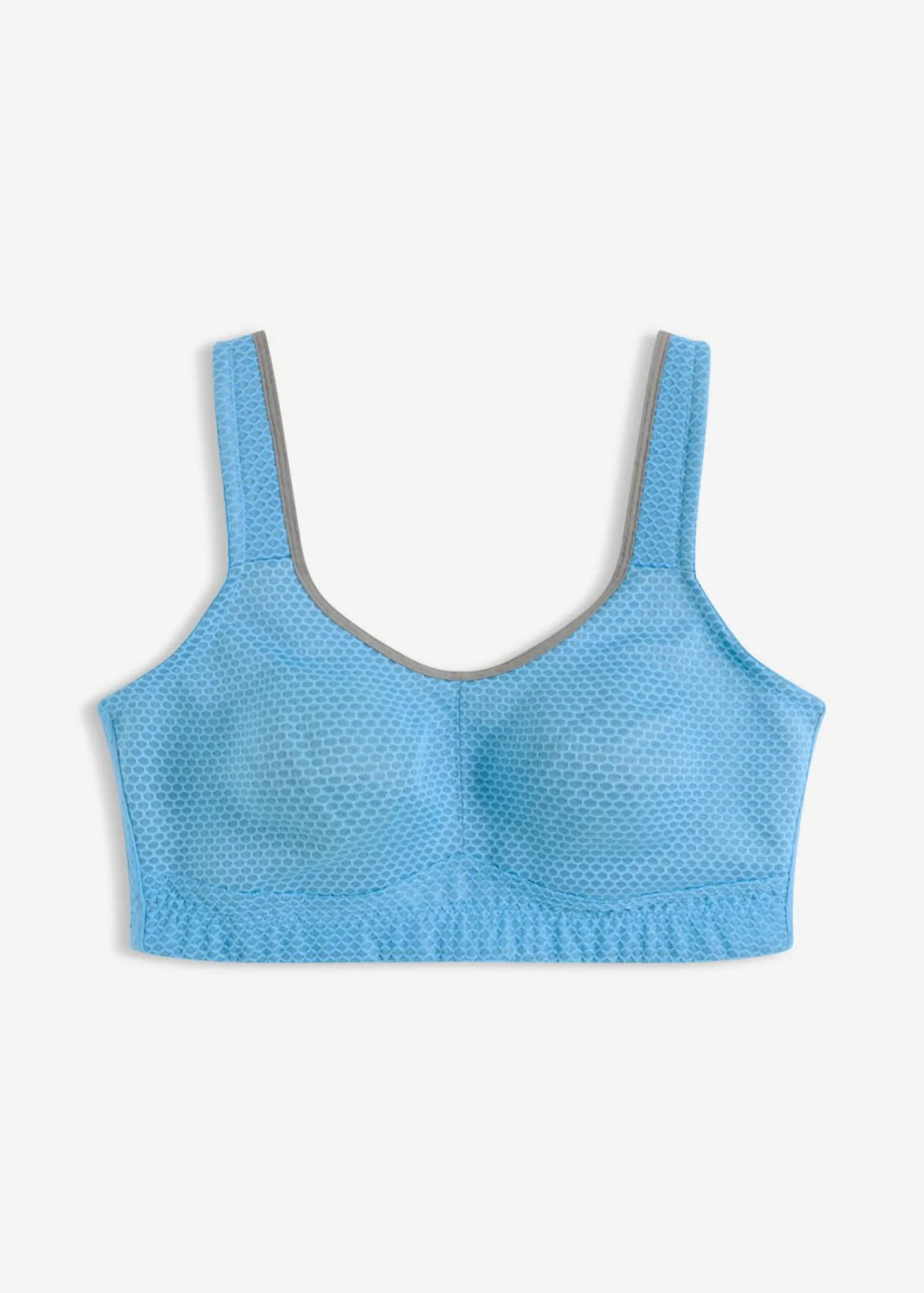 bonprix bonprix Sujetadores De Copa E A H|Ropa Interior Deportiva>Sujetador deportivo con gran sujeción Gris granito/azul brillante