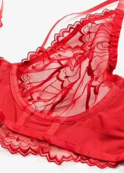 Mujer bonprix bonprix Sujetador largo de bordado