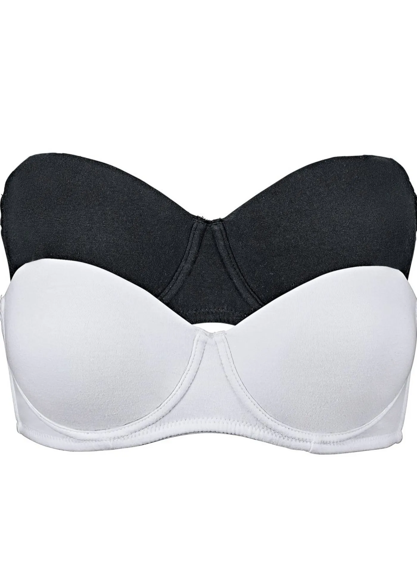 Mujer bonprix bonprix Sujetador multiposición con aros y algodón orgánico (2 unidades)