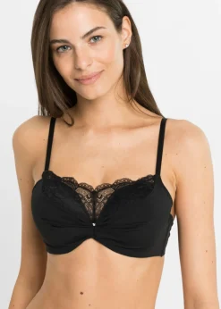 Mujer bonprix bonprix Sujetador push-up con detalles de pedrería
