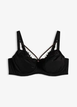 Mujer bonprix bonprix Sujetador reductor con tirantes brillantes desmontables