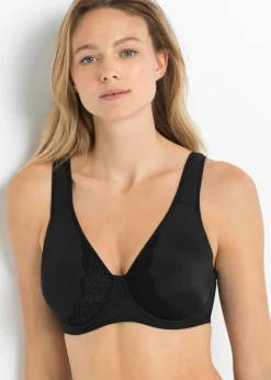 bonprix bonprix Novedades|Novedades>Sujetador reductor con tirantes acolchados Negro
