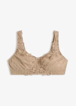 bonprix bonprix Sujetadores De Copa E A H|Sujetadores>Sujetador reductor sin aros con tirantes acolchados Nude