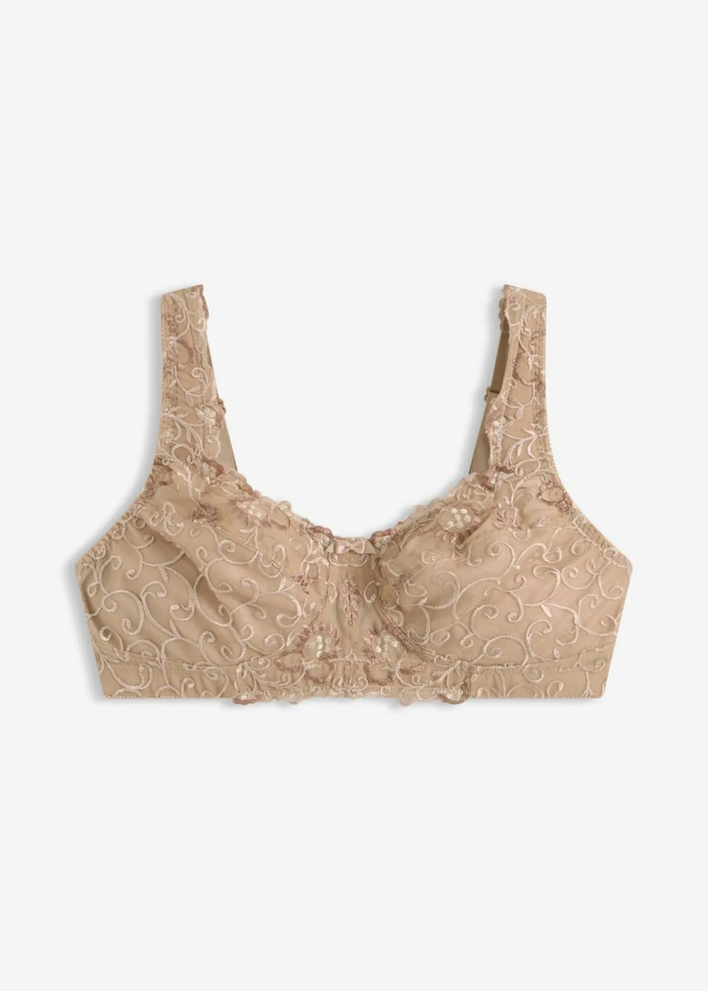 bonprix bonprix Sujetadores De Copa E A H|Sujetadores>Sujetador reductor sin aros con tirantes acolchados Nude