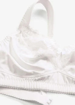 bonprix bonprix Sujetadores De Copa E A H>Sujetador reductor sin aros con tirantes acolchados Blanco